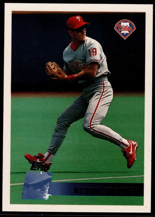 1996 Topps #44 Kevin Stocker NM-MT Philadelphia Phillies Baseball Card - Baseball Card Single