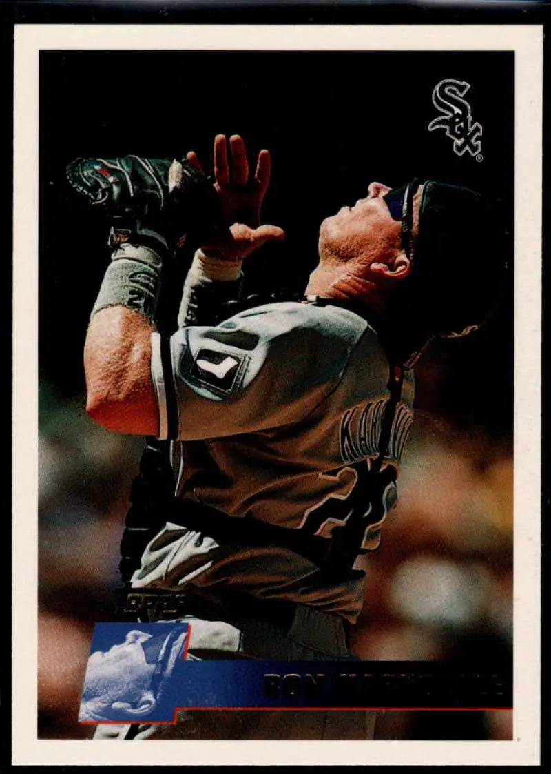 1996 Topps #52 Ron Karkovice NM-MT Chicago White Sox Baseball Card - Baseball Card Single