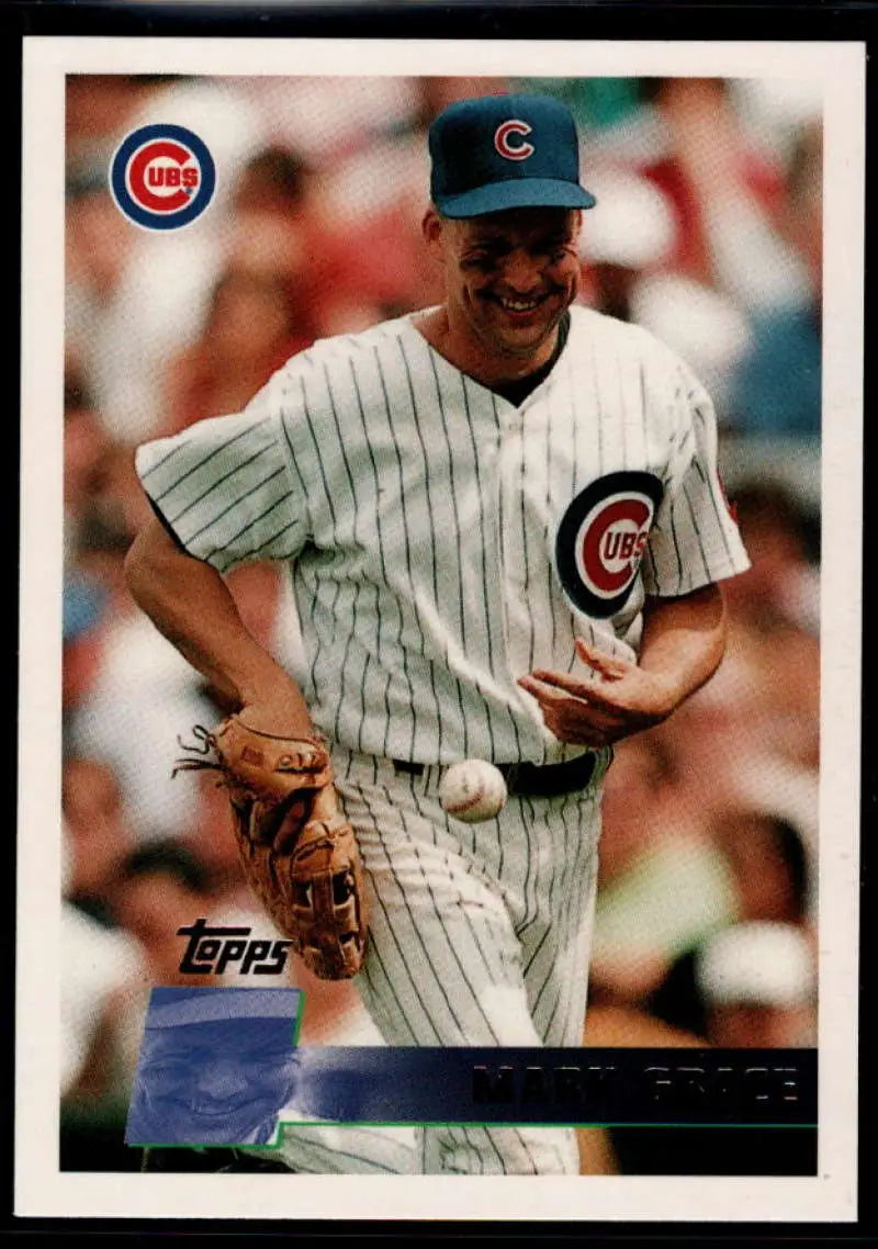 1996 Topps #55 Mark Grace NM-MT Chicago Cubs Baseball Card - Baseball Card Single