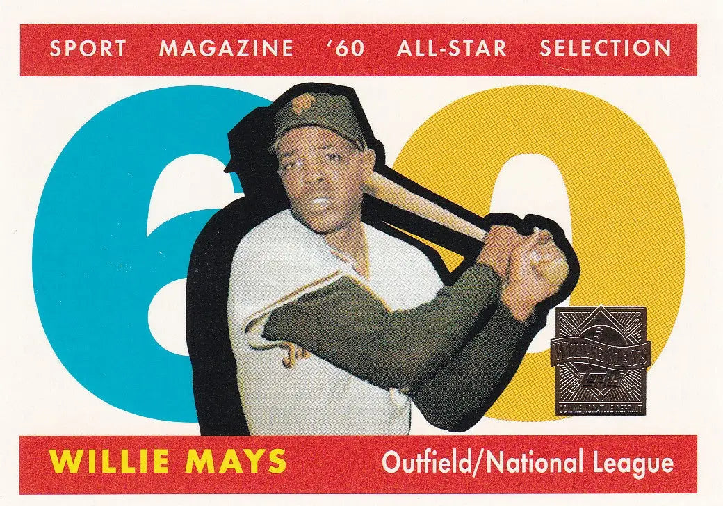 1996 TOPPS #564 WILLIE MAYS SPORT MAGAZINE- SAN FRANCISCO GINATS - Baseball Card Single