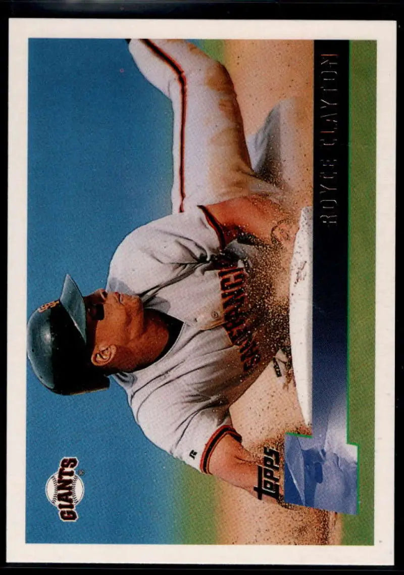 1996 Topps #61 Royce Clayton NM-MT San Francisco Giants Baseball Card - Baseball Card Single