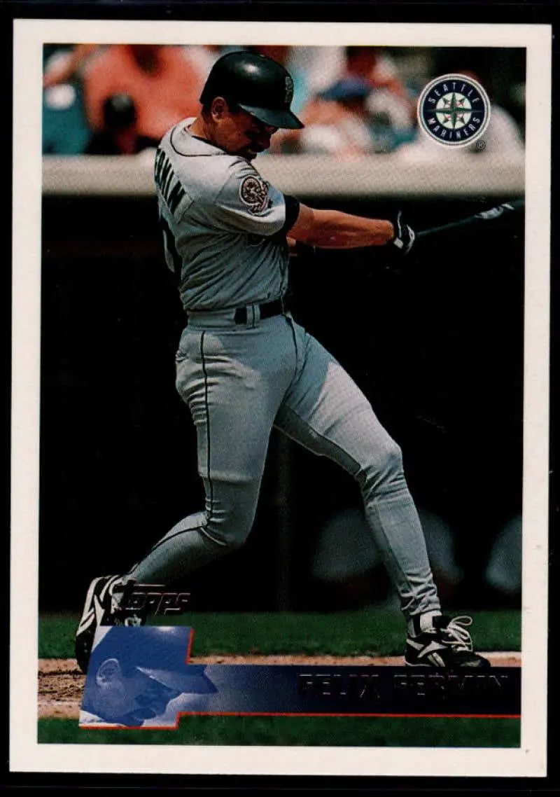 1996 Topps #67 Felix Fermin NM-MT Seattle Mariners Baseball Card - Baseball Card Single