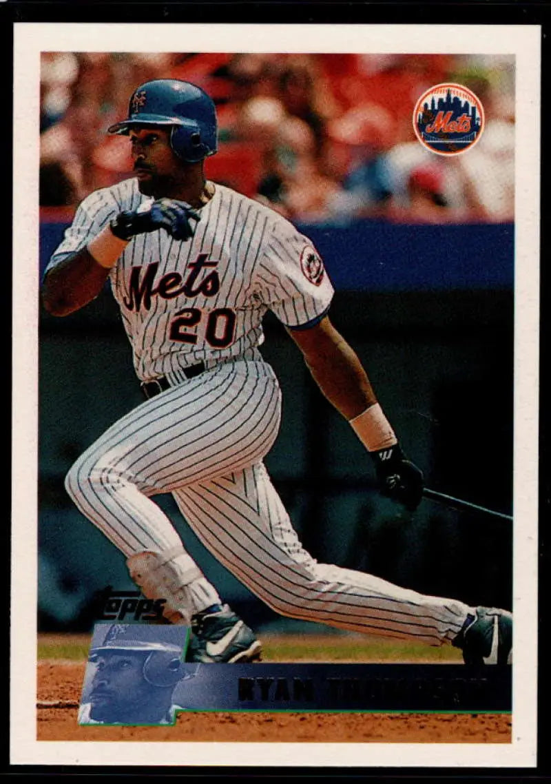 1996 Topps #77 Ryan Thompson NM-MT New York Mets Baseball Card - Baseball Card Single