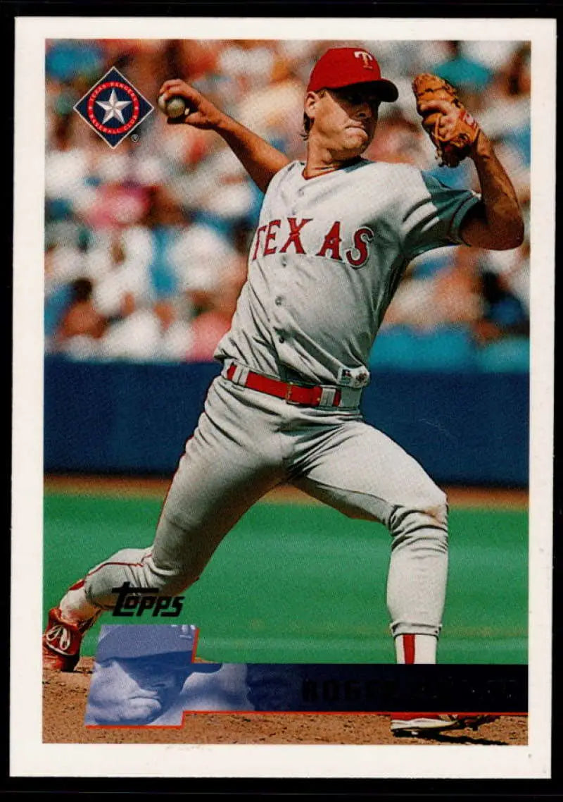 1996 Topps #79 Roger Pavlik NM-MT Texas Rangers Baseball Card - Baseball Card Single