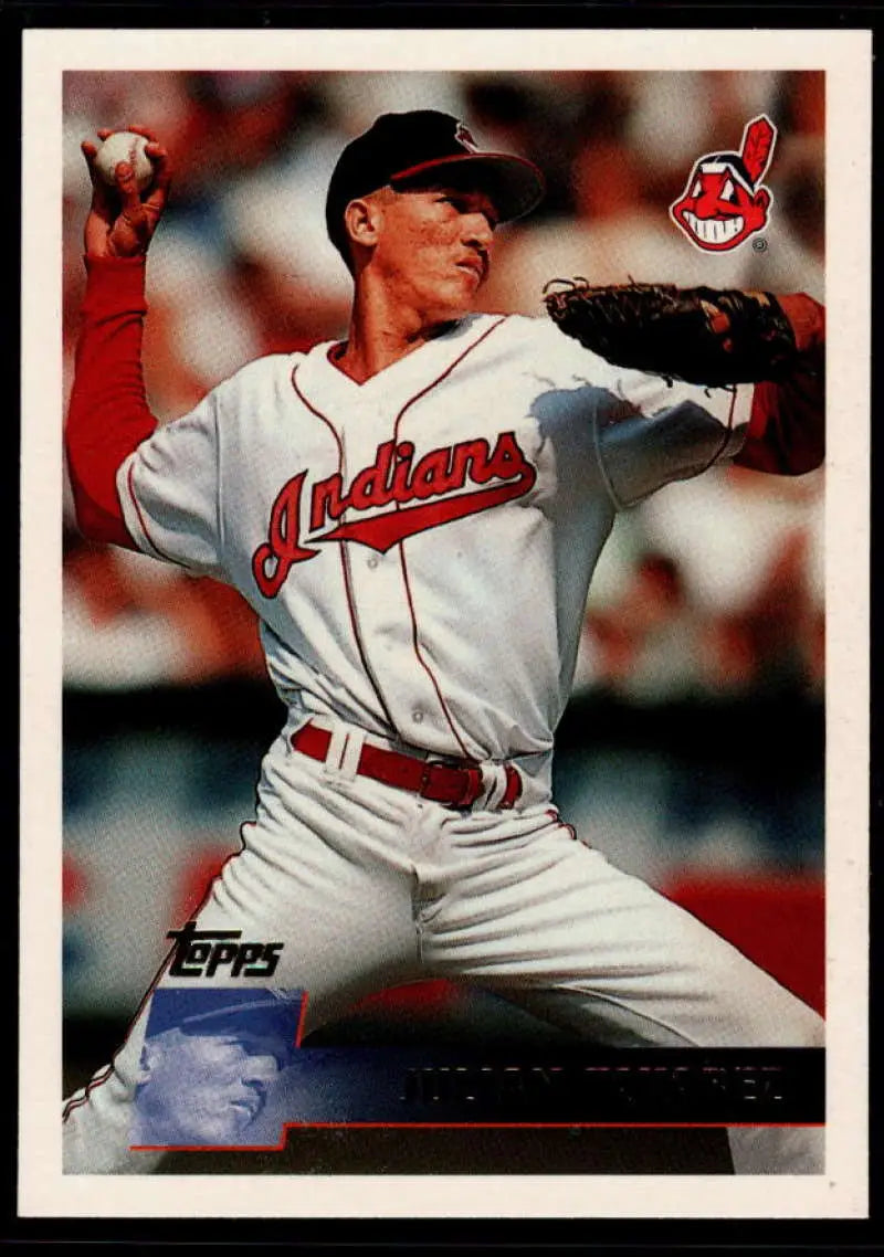 1996 Topps #81 Julian Tavarez NM-MT Cleveland Indians Baseball Card - Baseball Card Single