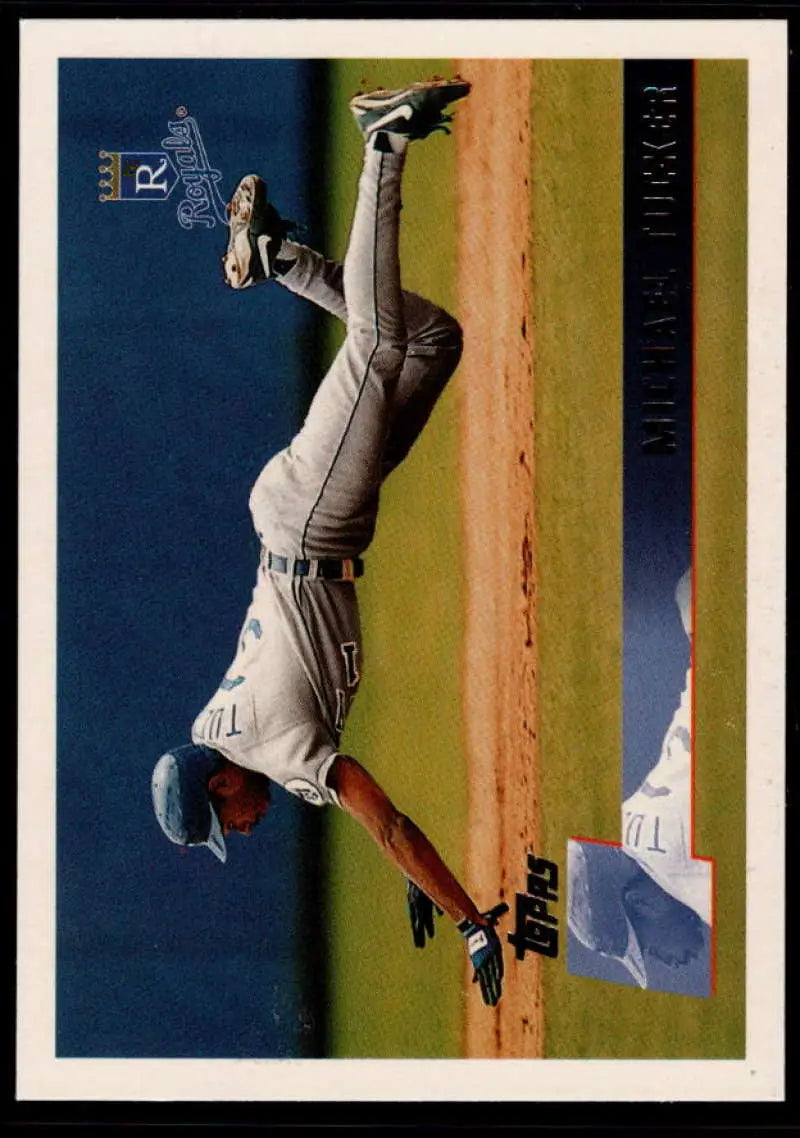 1996 Topps #92 Michael Tucker NM-MT Kansas City Royals Baseball Card - Baseball Card Single