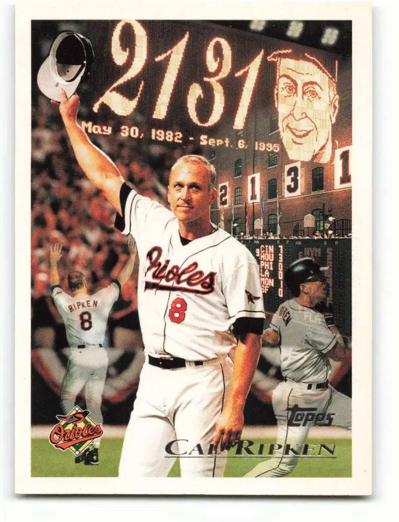 1996 Topps #96 Cal Ripken Jr. NM-MT Baltimore Orioles Baseball Card - Baseball Card Single