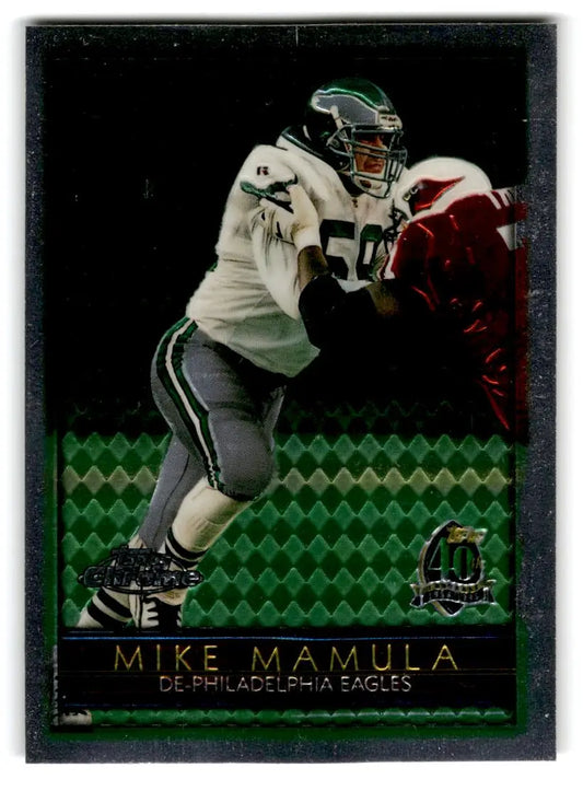 1996 Topps Chrome #117 Mike Mamula - Football Card Single
