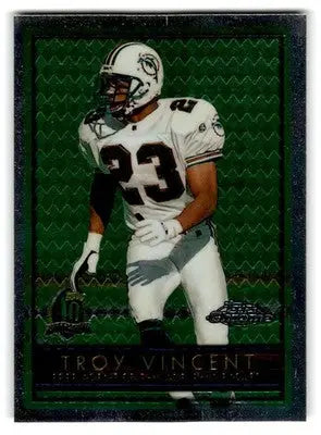 1996 Topps Chrome #85 Troy Vincent - Football Card Single