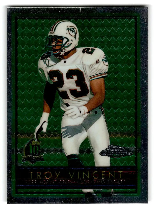 1996 Topps Chrome #85 Troy Vincent - Football Card Single