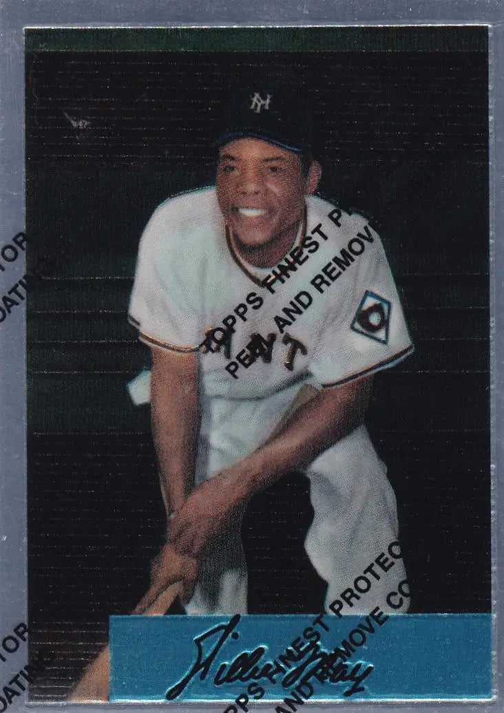 1996 TOPPS FINEST #89 WILLIE MAYS- SAN FRANCISCO GIANTS - Baseball Card Single
