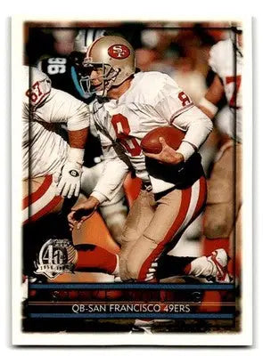 1996 Topps Football Steve Young #370 San Francisco 49ers - Football Card Single