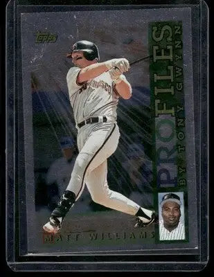 1996 Topps Profiles Matt Williams #40 Baseball - Baseball Card Single