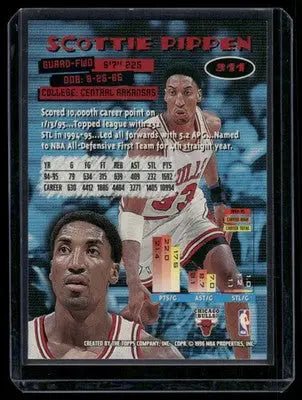 1996 Topps Scottie Pippen #311 Basketball - Basketball Card Single