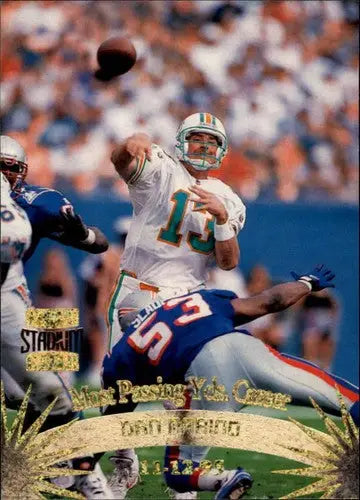 1996 Topps Stadium Club Dan Marino football card NM Near Mint Dolphins GM