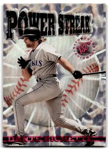 1996 Topps Stadium Club Power Streak #PS4 Dante Bichette NM-MT Rockies ID:43742 - Baseball Card Single