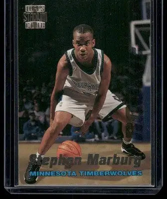 1996 Topps Stadium Club Stephon Marbury #R4 Basketball - Basketball Card Single