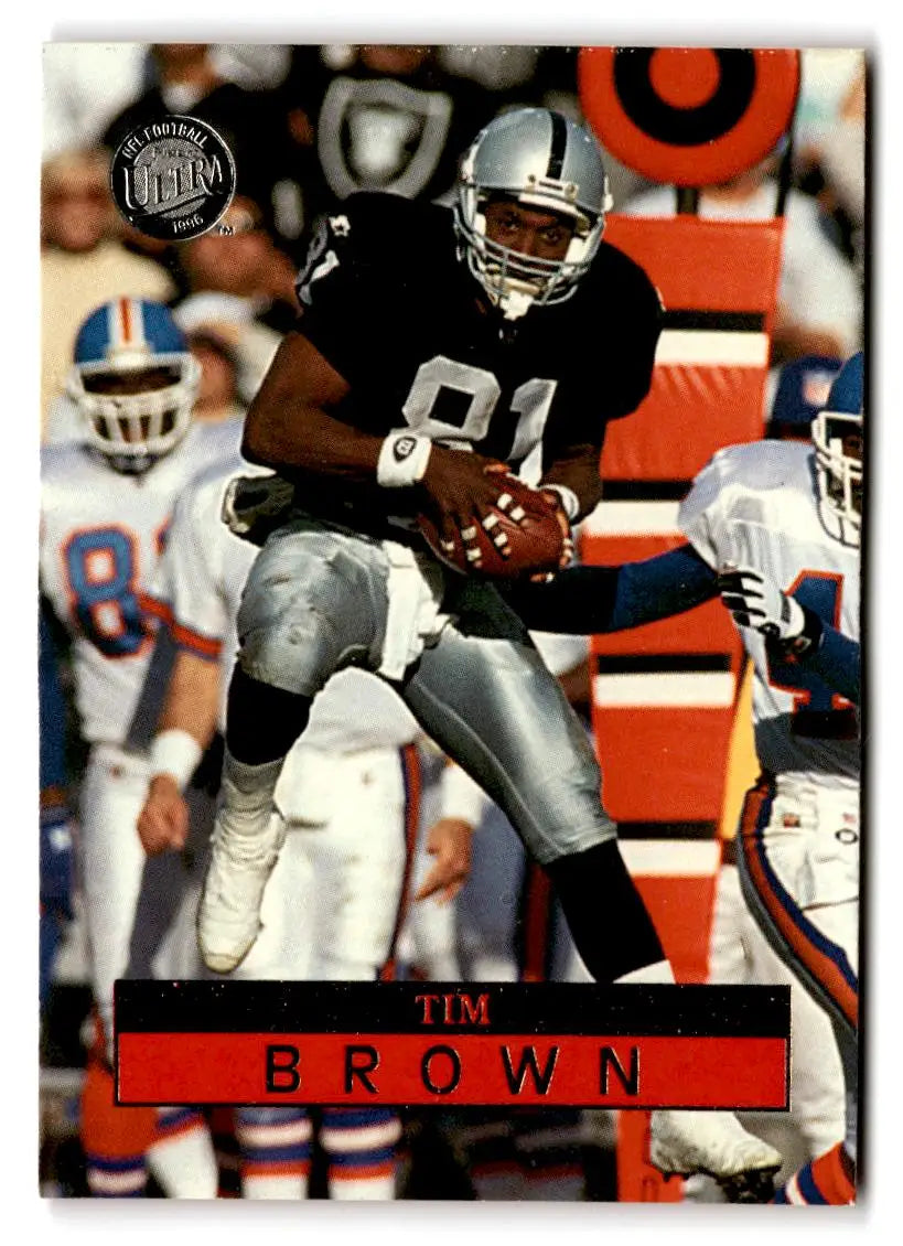 1996 Ultra #112 Tim Brown - Football Card Single