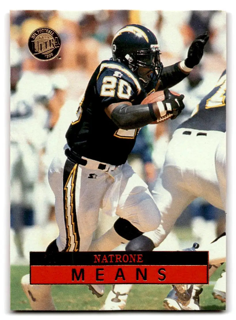 1996 Ultra #139 Natrone Means - Football Card Single