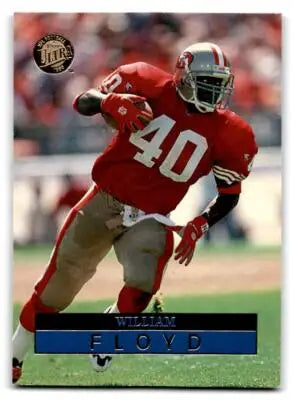 William Floyd football trading card from 1996 Ultra #141 featuring San Francisco 49ers player
