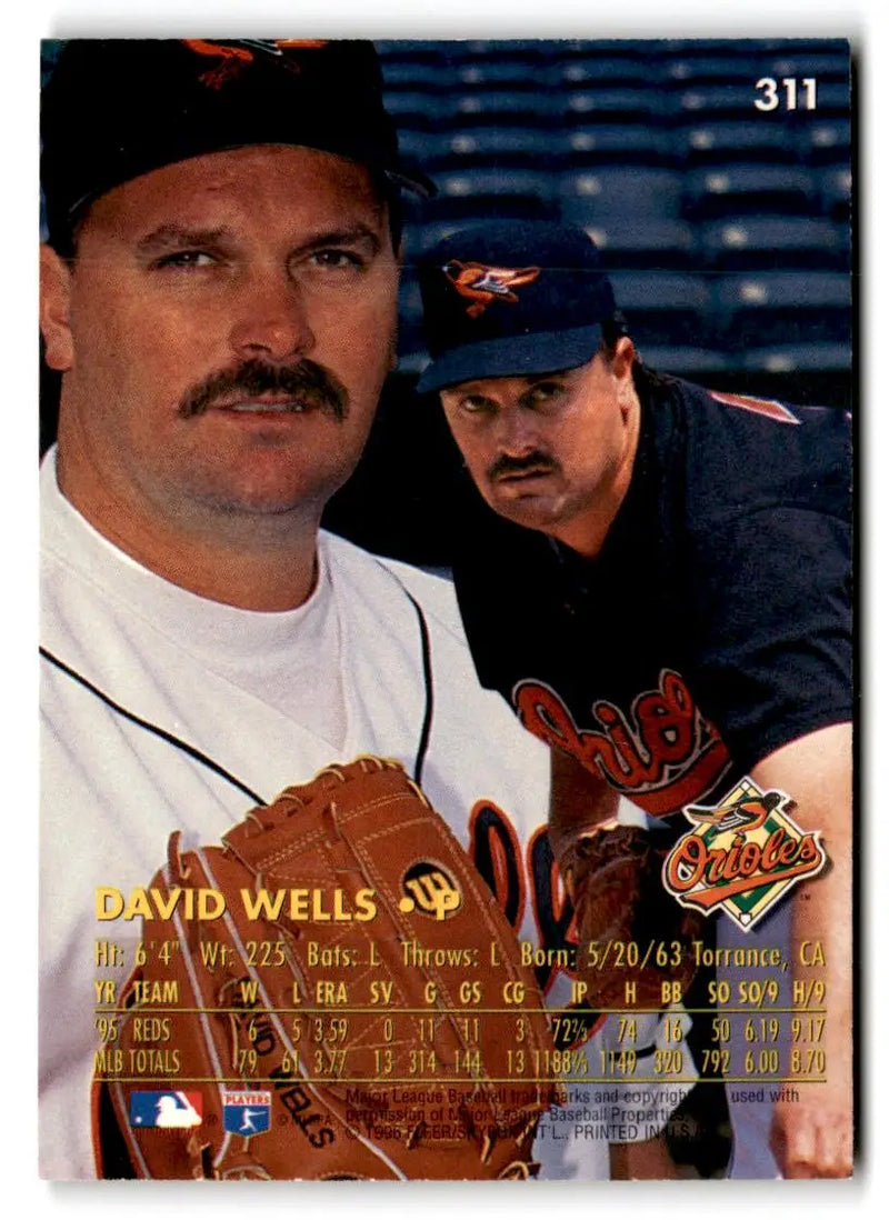 1996 Ultra #311 David Wells - Baseball Card Single