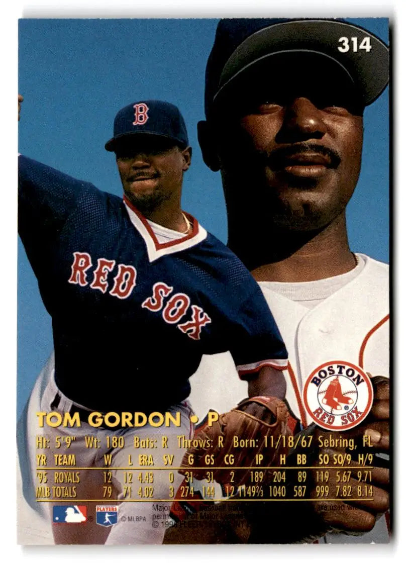 1996 Ultra #314 Tom Gordon - Baseball Card Single
