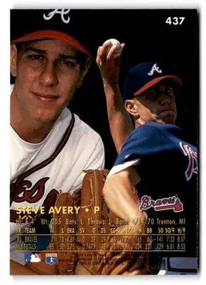 1996 Ultra #437 Steve Avery - Baseball Card Single
