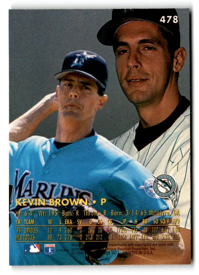 1996 Ultra #478 Kevin Brown - Baseball Card Single