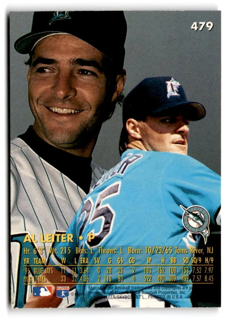 1996 Ultra #479 Al Leiter - Baseball Card Single