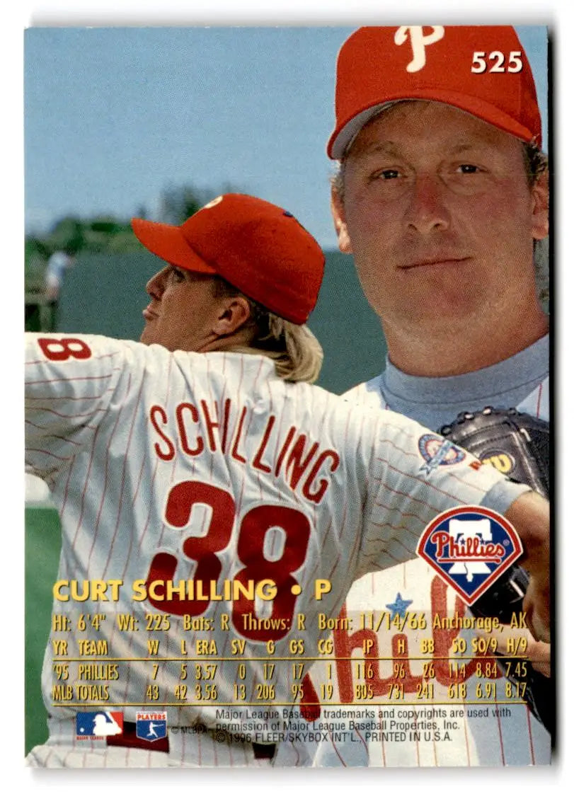 1996 Ultra #525 Curt Schilling - Baseball Card Single