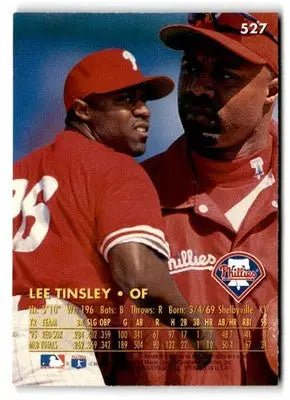 1996 Ultra #527 Lee Tinsley - Baseball Card Single
