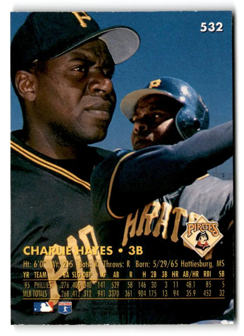1996 Ultra #532 Charlie Hayes - Baseball Card Single