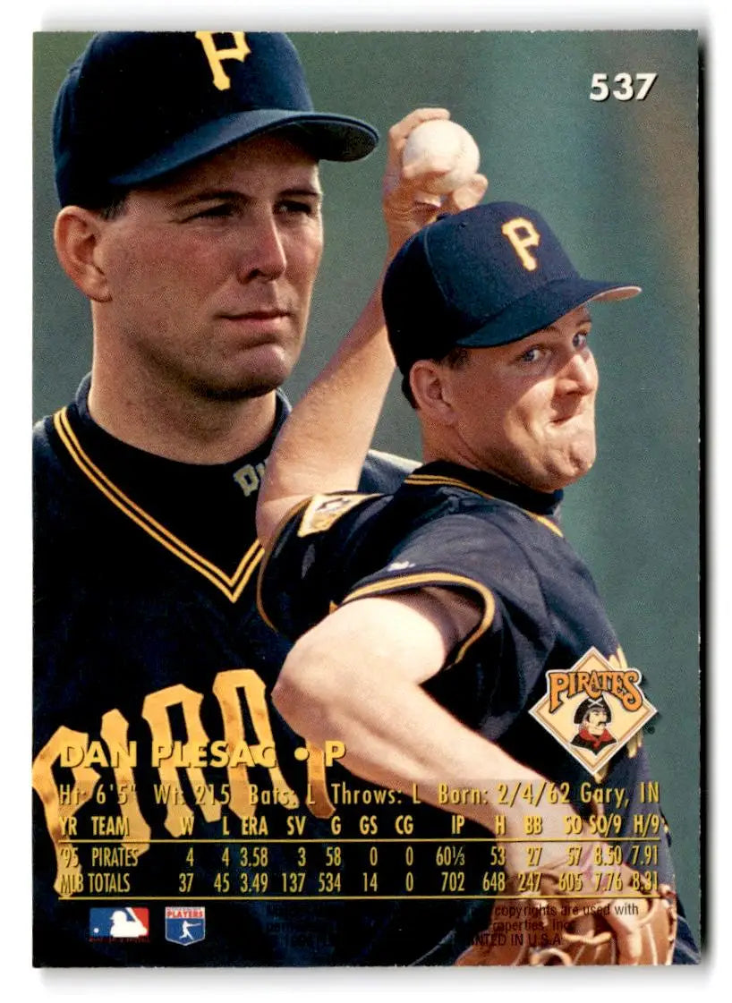 1996 Ultra #537 Dan Plesac - Baseball Card Single