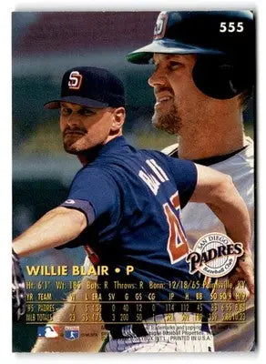 1996 Ultra #555 Willie Blair - Baseball Card Single