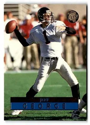 1996 Ultra #7 Jeff George - Football Card Single