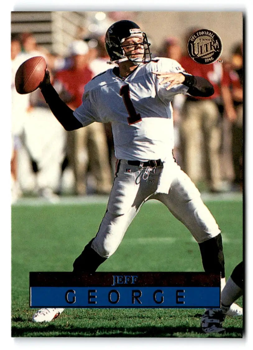 1996 Ultra #7 Jeff George - Football Card Single