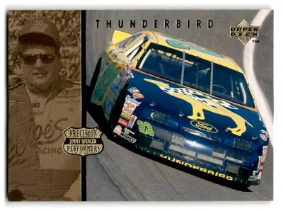 Original gloss 1996 Upper Deck Jimmy Spencer racing card NM-MT PP ID 77659