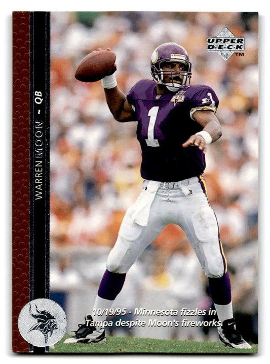 1996 Upper Deck #137 Warren Moon - Football Card Single