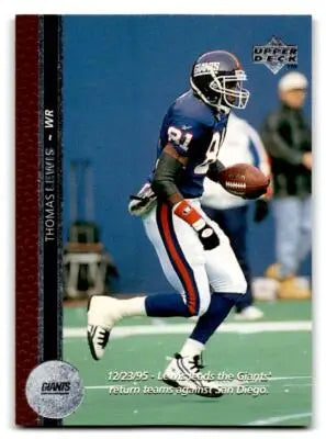 1996 Upper Deck #140 Thomas Lewis - Football Card Single