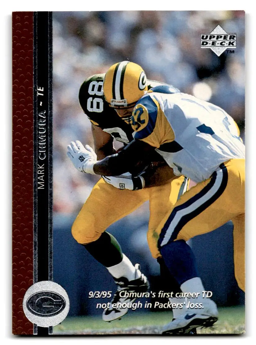 1996 Upper Deck #161 Mark Chmura - Football Card Single