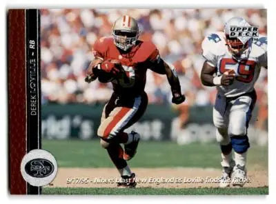 1996 Upper Deck #177 Derek Loville - Football Card Single