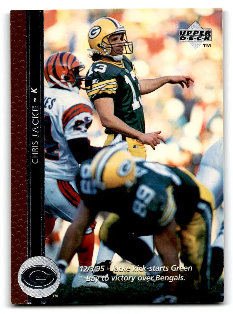 1996 Upper Deck #191 Chris Jacke - Football Card Single