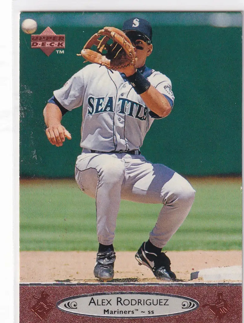 1996 UPPER DECK #202 ALEX RODRIGUEZ- SEATTLE MARINERS - Baseball Card Single