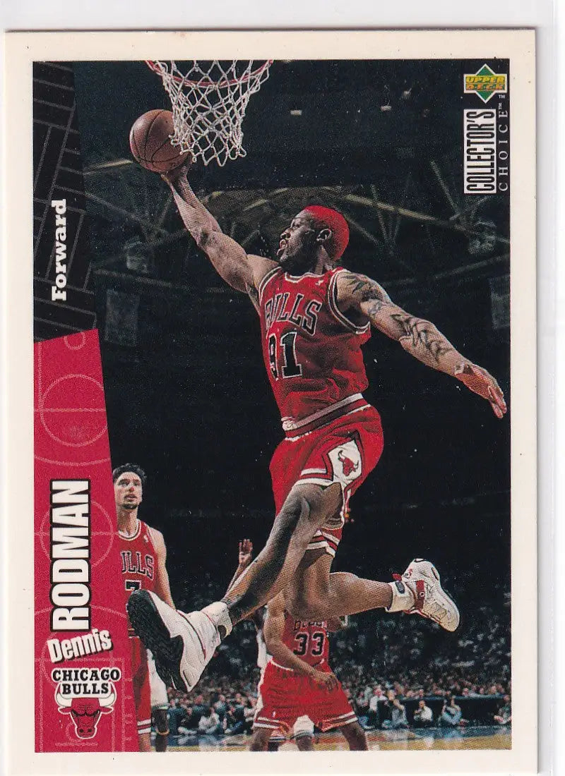 1996 UPPER DECK #22 DENNIS RODMAN- CHICAGO BULLS - Basketball Card Single