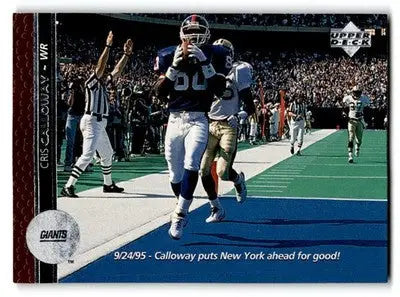 1996 Upper Deck #230 Chris Calloway - Football Card Single