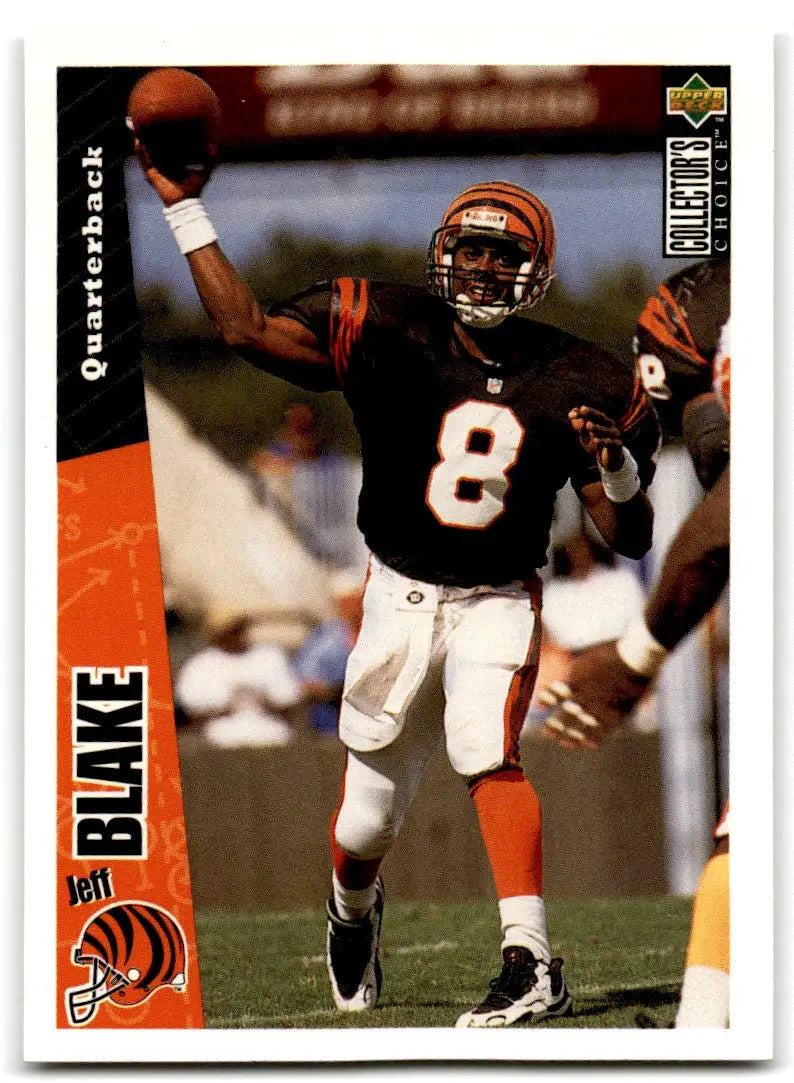 1996 Upper Deck Collector’s Choice Jeff Blake Cincinnati Bengals #84 - Football Card Single