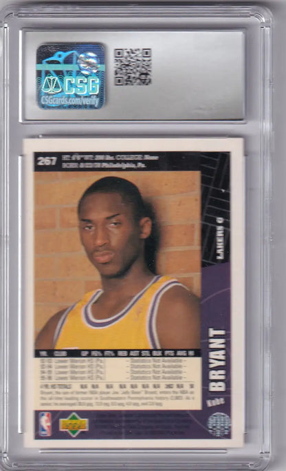 1996 UPPER DECK CSG 10 #267 KOBE BRYANT- LOS ANGELES LAKERS