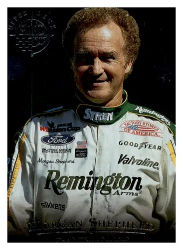 Original gloss Morgan Shepherd racing card from 1996 Upper Deck Road to the Cup