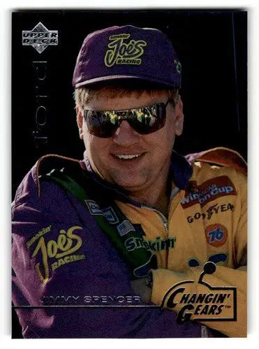 Original gloss 1996 Upper Deck Road to the Cup RC106 Jimmy Spencer trading card