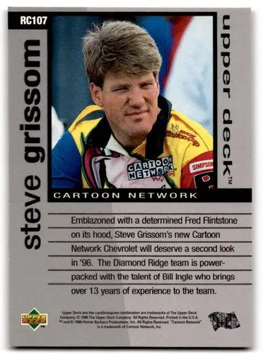 1996 Upper Deck Road to the Cup #RC107 Steve Grissom NM-MT ID:43757 - Racing Card Single